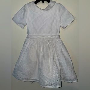 White toddler dress
